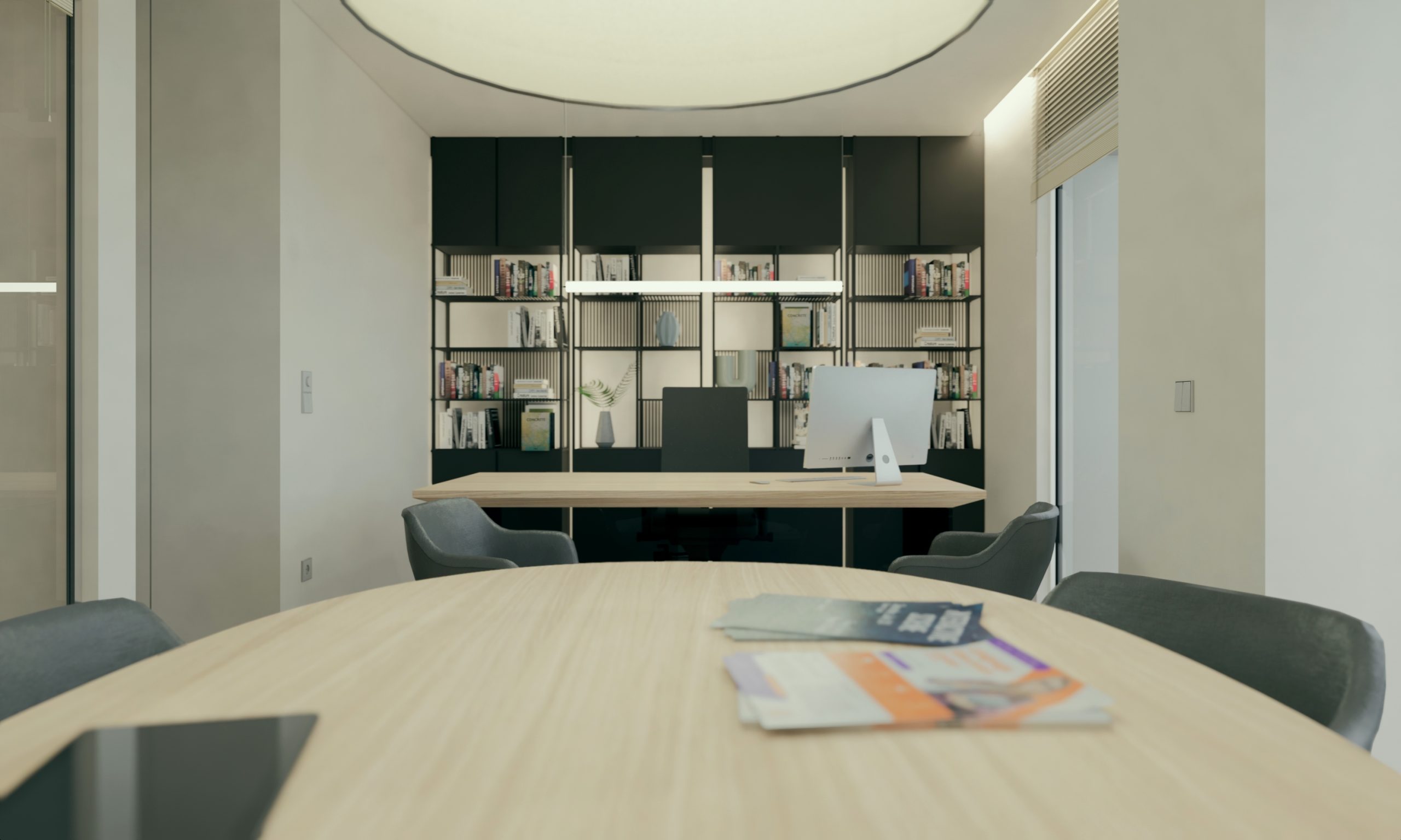 Transforming an Old Apartment into a Modern Office