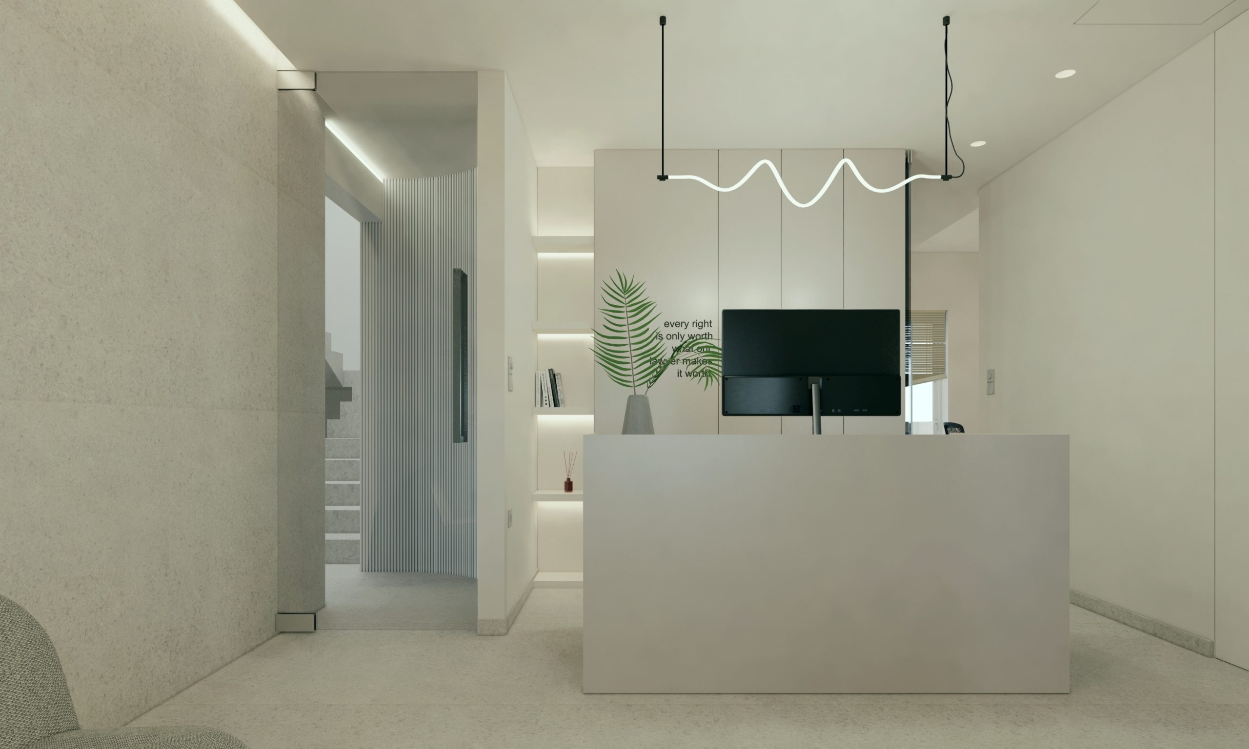 Transforming an Old Apartment into a Modern Office