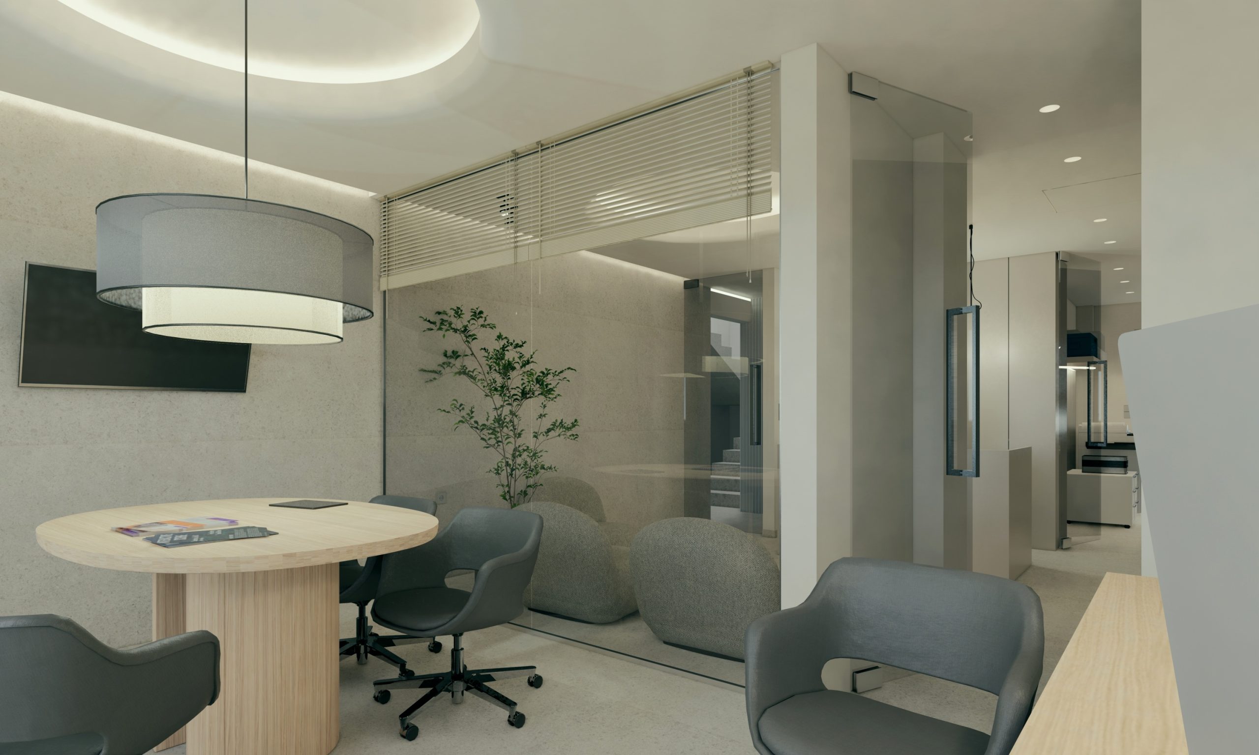 Transforming an Old Apartment into a Modern Office