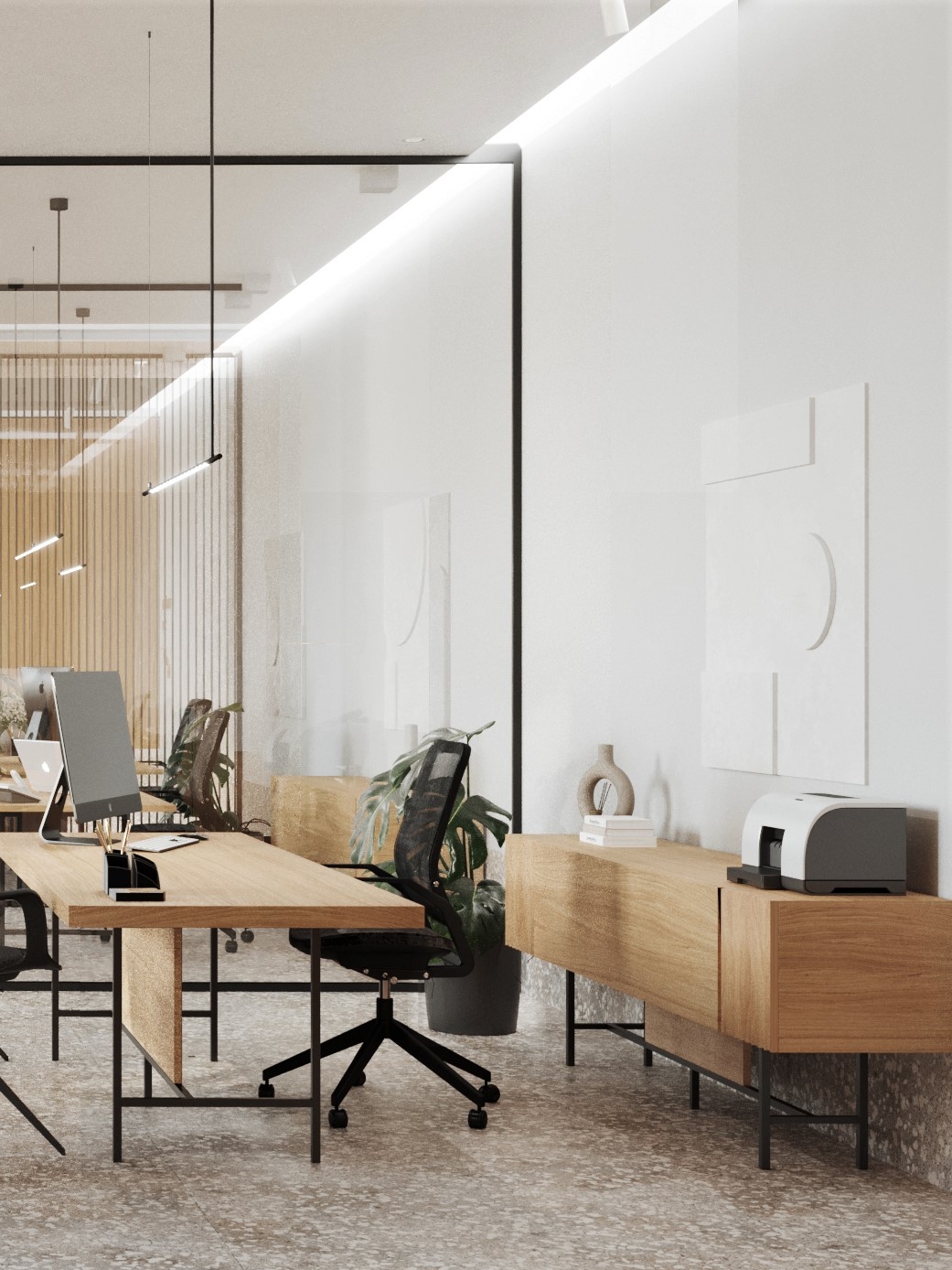 Conversion of a traditional building into office space