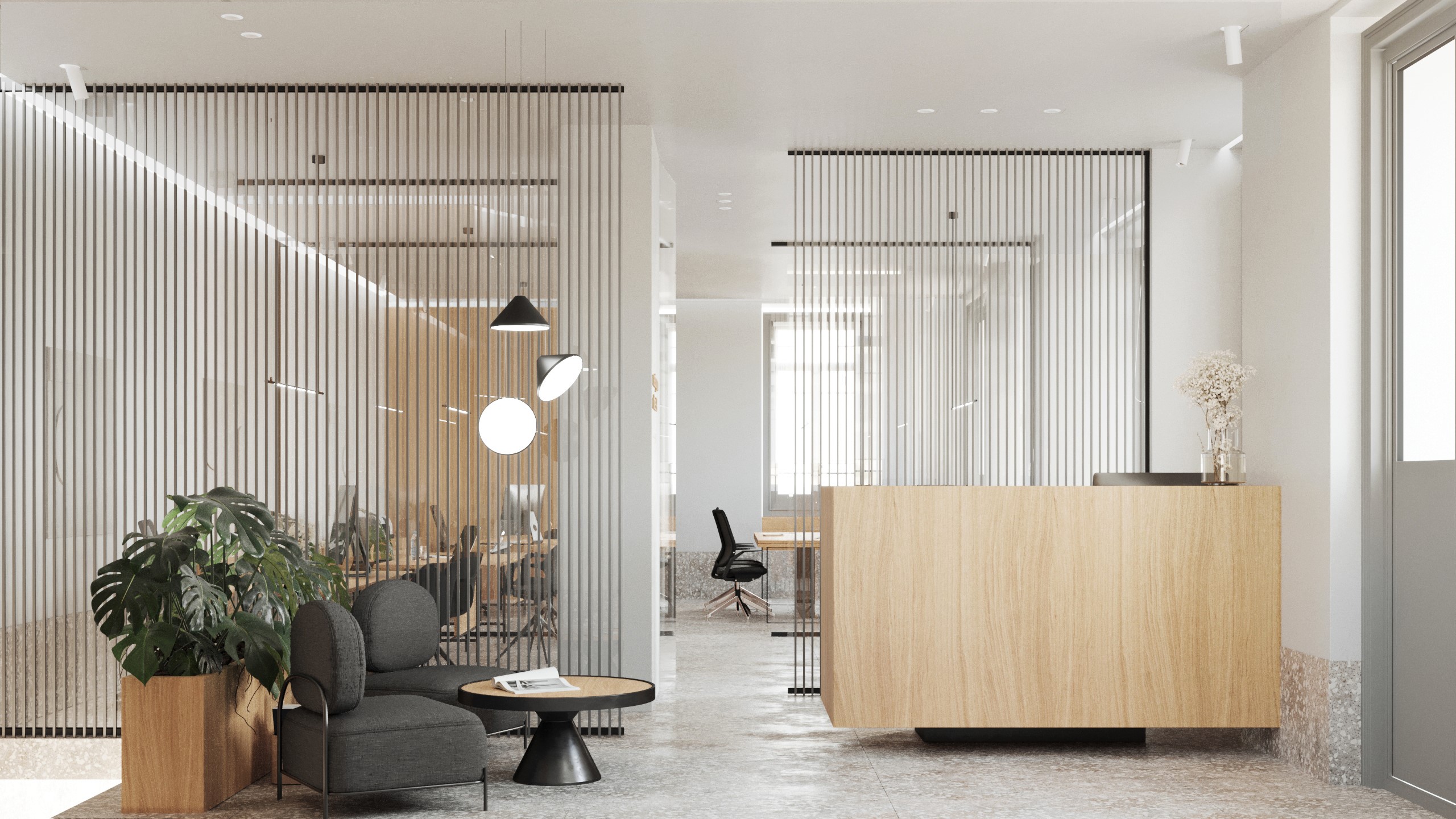 Conversion of a traditional building into office space