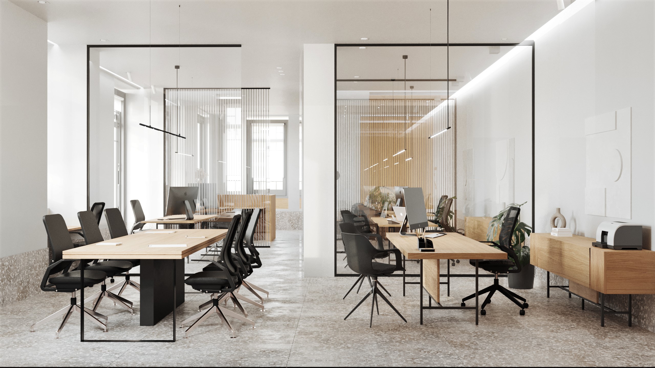 Conversion of a traditional building into office space